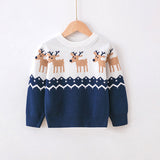 Kid Baby Girl Boy Fawn Cotton Thread Sweater