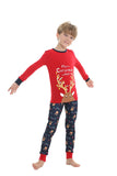 Family Christmas Deer Parent-child Print Pajamas Loungewear