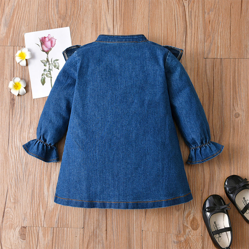 Toddler Baby Girls Clothes Puff Short Sleeve T-Shirt + Denim Shorts Outfits  Set | eBay