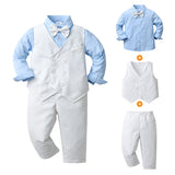 Kid Baby Boy Formal Party Suits 3 Pcs Sets