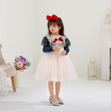 Kid Baby Girl Puffy Western Style Dress