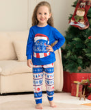 Family Matching Striped Letter Printed Christmas Parent-child Pajamas