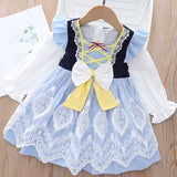 Kid Baby Boy Lolita Western Snow White Princess Dress