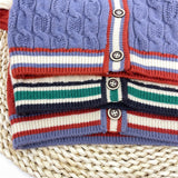 Kid Baby Girl British Cardigan Sweater
