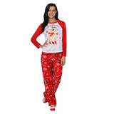 Family Christmas Parent-child Deer Print Pajamas