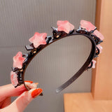 Kid Girl Braided Headband Clip Cute Cartoon Headwear