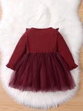 Kid Baby Girls Fall Winter Korean Dresses