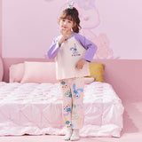 Kid Girl Sleepwear Spring Autumn Long Sleeves Loungewear Pajamas