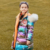 Kid Girls Down Jacket Winter Thickened Wash Free Coats