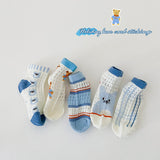 Kids Baby Girl Lattice Cartoon Mesh Socks Cotton Thin Socks