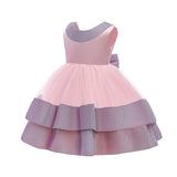 Baby Girl Pompous Princess Piano Host Evening Performance Dresses