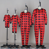 Family Christmas Parent-child Plaid Home Suits Pajamas