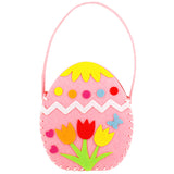 Easter Kids Handmade DIY Materials Bag Woven Tote Egg Bunny Bag