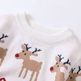 Kid Baby Girl Boy Fawn Cotton Thread Sweater