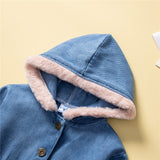 1-6Y Kid Baby Girls Denim Jacket Coats Cardigan Top