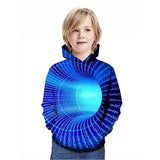 Kids 3D Visual Deception Digital Print Hoodie