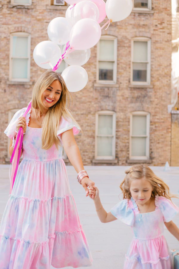 Family Matching Parent-child Sweet Leisure Holiday Dresses