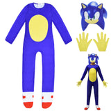 Kid Boy Border Source Sonic Halloween Party Role Cosplay Rompers