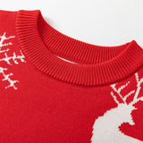 Kid Baby Girl Boy Autumn Winter Christmas Snow Elk Sweater