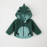 Baby Kid Boy Girl Plus Fleece Hooded Coats Top