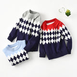 Kid Baby Boy Trendy Double Thickened Base Sweater