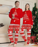 Family Matching Christmas Long Sleeve Cartoon Pajamas