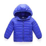 Kid Baby Boy Girl Down Cotton-padded Lightweight Jacket Coats