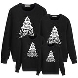 Family Matching Christmas Letter Printing Parent-child Hoodie