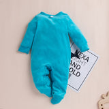 Autumn Winter Baby Whale Jumpsuit Rompers