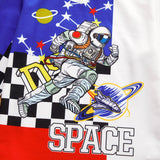 Kid Boy Astronaut Space Print Pullover Sweatshirt