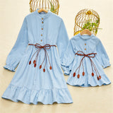 Family Matching Parent-Child Mom Daughter Dress
