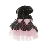 Kid Girls Dress Lace Tutu Formal Pageant Bridesmaid Tulle Dress 1-5Y - honeylives