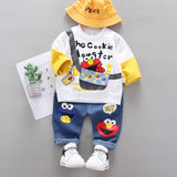 Boys Girs Cartoon Letter Sets Tracksuit 2 Pcs/Suit