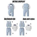 Infant Baby Boy Sets Spring Autumn Birthday Suits 2 Pcs Sets