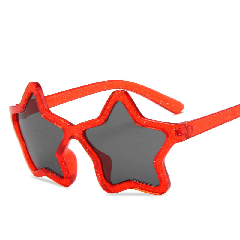Kid Baby Fashion Personality Five-pointed Star Sunglasses
