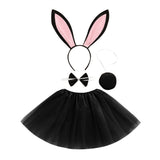 Kid Girl Cute Photography Easter Rabbit Tutu Skirts 2 Pcs