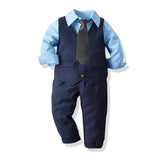 Kid Baby Boy Gentleman Suit Party Formal Spring&Autumn 2 Pcs Sets