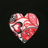 Kids Girl Heart Dress Valentine Suspender Headband 3 Pcs Sets