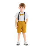 Boy Suit Formal Costume Boys Gentleman Set 2pcs