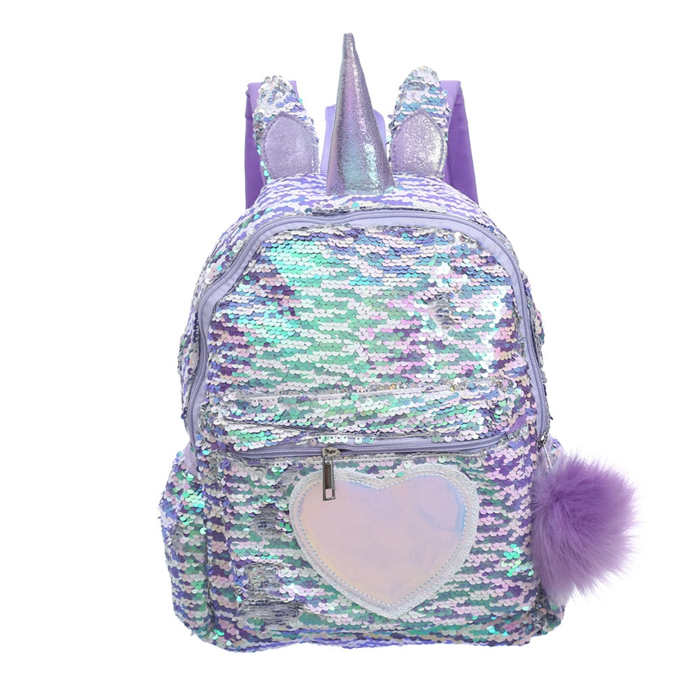 Kids Girl Cute Unicorn Backpack School Bag