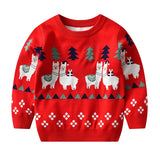 Kids Baby Boy Girl Sweater Christmas  Autumn Knitwear Pullover