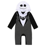 0-24M Baby Boy Demon Halloween Hooded Romper