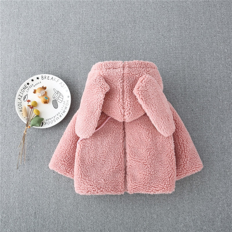 Baby Girl Winter Outerwear Autumn Fur Coat 0-2 Years
