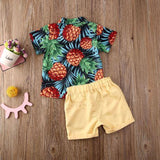 Kid Baby Boys Pineapple Outfit 2 Pcs Sets