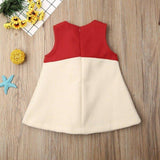 Baby Girl Christmas Reindeer Sleeveless Dress