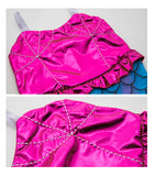 Kid Girls Swimsuit Suspender Mermaid One-piece Swimwear