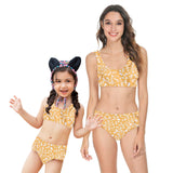 Family Matching Mommy & Me Bikini Floral Swimwear Bikini