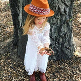 Baby Girl Tulle Long Sleeve Flower Casual Dresses