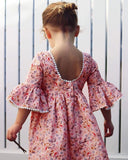Toddler Girl Long Sleeve Floral Flower Boho Dresses