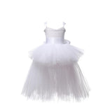 Girls Tutu Party Gown Pageant Dress 2-8Y